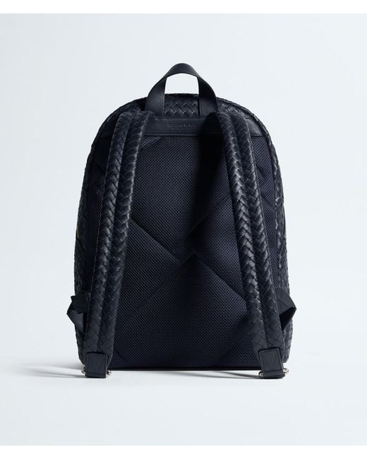 Bottega Veneta Blue Intrecciato 1975 Backpack for men