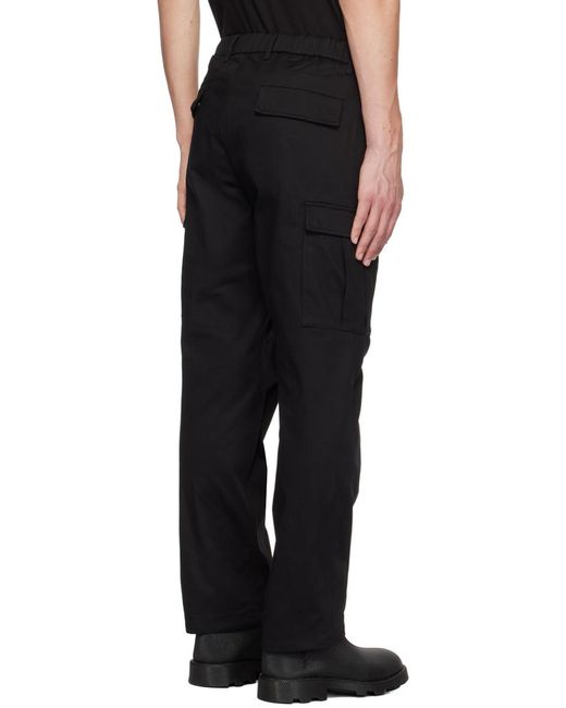 Moncler Black Cargo Tailored Trousers for men