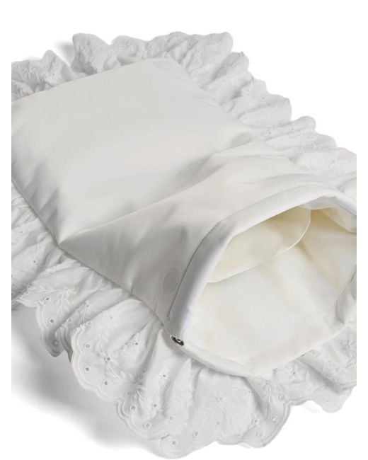 Simone Rocha Gray Pillowcase Clutch Bag