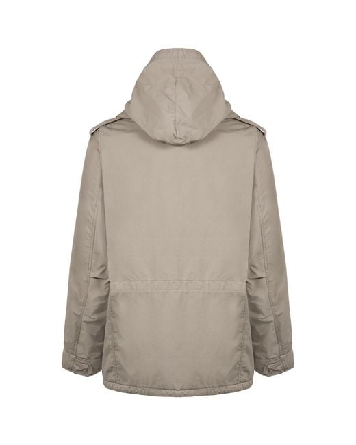 Aspesi Gray Techno Fabric Jacket for men