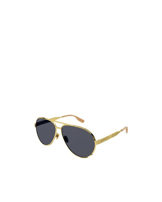 Gucci Blue Eyewear Gg Aviator-Frame Sunglasses for men