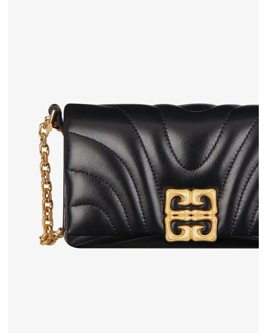 Givenchy White 4G Liquid Flap Wallet