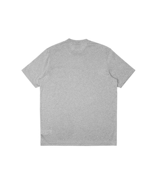 Paul & Shark Gray Logo Details T-Shirt for men