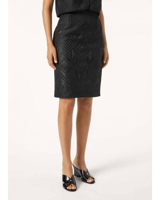Loro Piana Black Blevio Skirt
