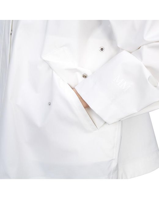 Max Mara White Long Sleeve Casual Jacket