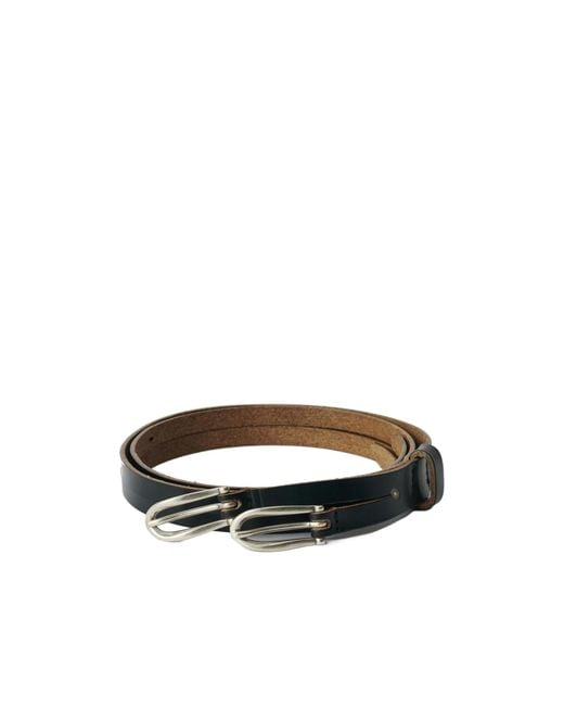 Our Legacy Green Twin Tongue Belt for men