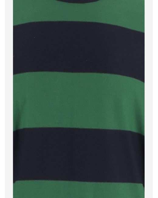 Bottega Veneta Green Crew Neck Short-Sleeved T-Shirt for men