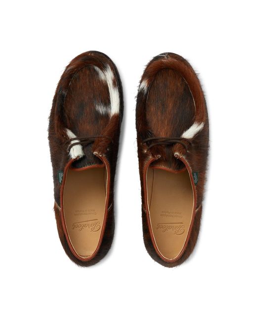 Paraboot Brown Michael Derby Lace-Up Shoes for men