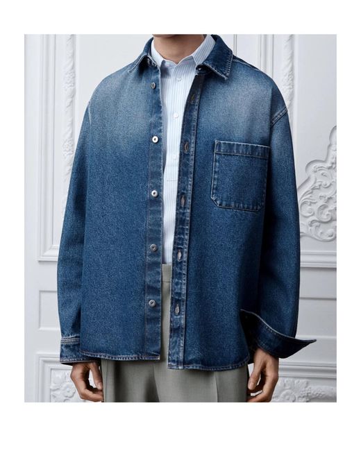 Dior Blue Overshirt for men