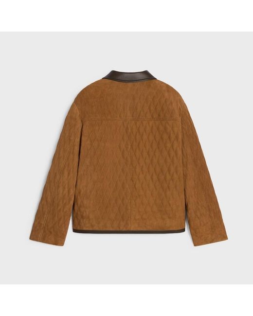 Céline Brown Quilted Jacket