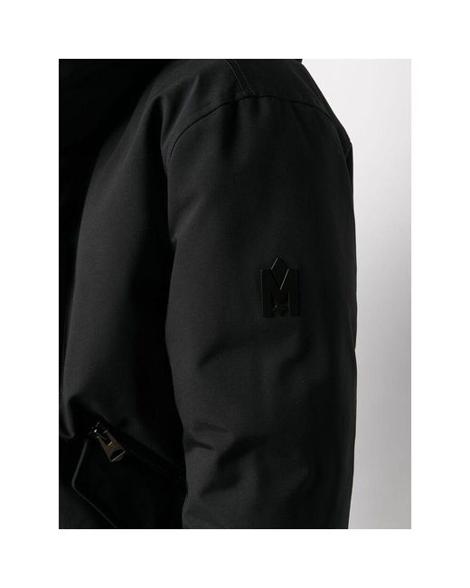 Mackage Black Dixon Hooded Down Jacket for men