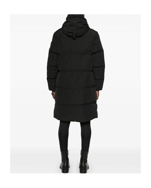 Canada Goose Black Hooded Padded Coat