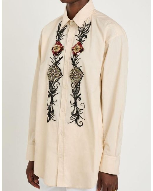 LaDoubleJ Natural Embroidered Better Than Your Boyfriend's Shirt