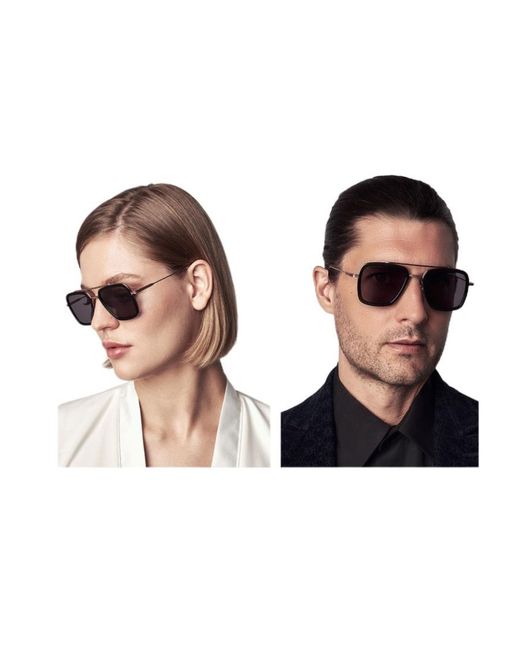 Dita Eyewear Gray Logo Sunglasses for men