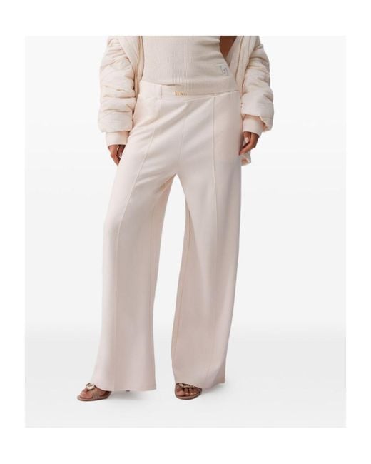Liu Jo Pink Wide-Leg Trousers