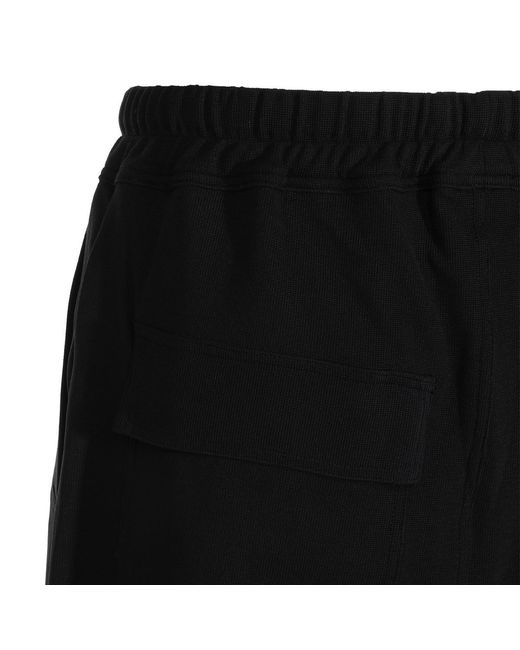 Thom Krom Black Drawstring Cargo Pants for men
