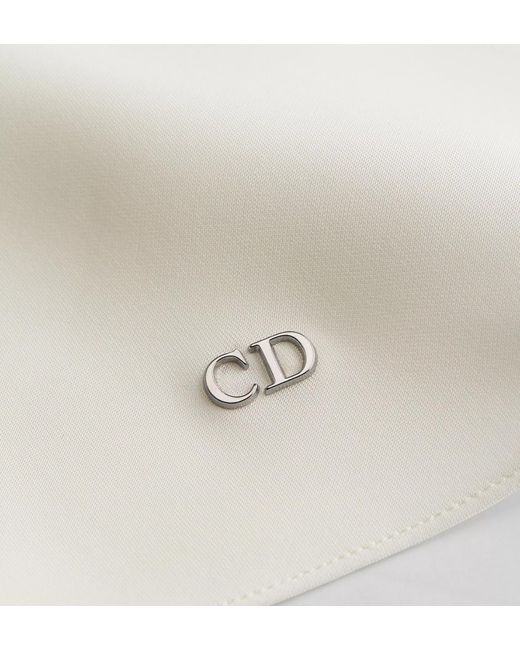 Dior White Short-Sleeved Draped Blouse