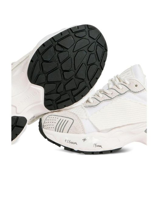 DSquared² White Faster Sneakers for men