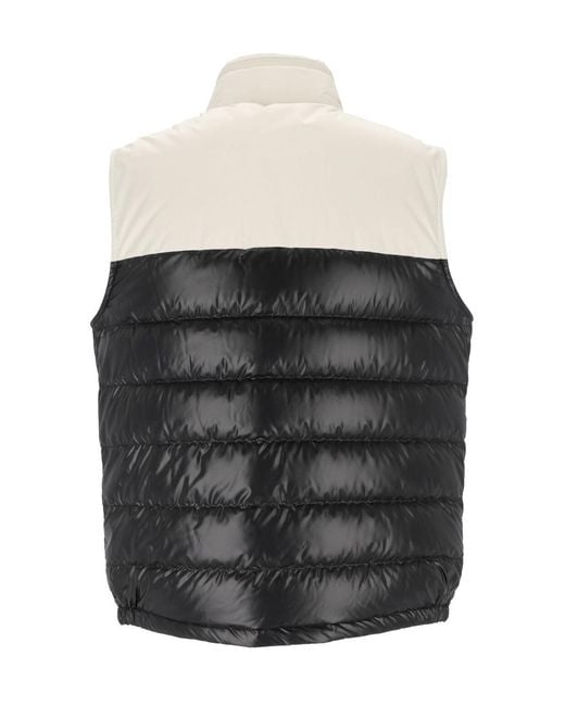 Moncler Gray Cerces Two-Tone Padded Gilet for men