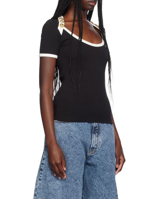 Balmain Black T-Shirts