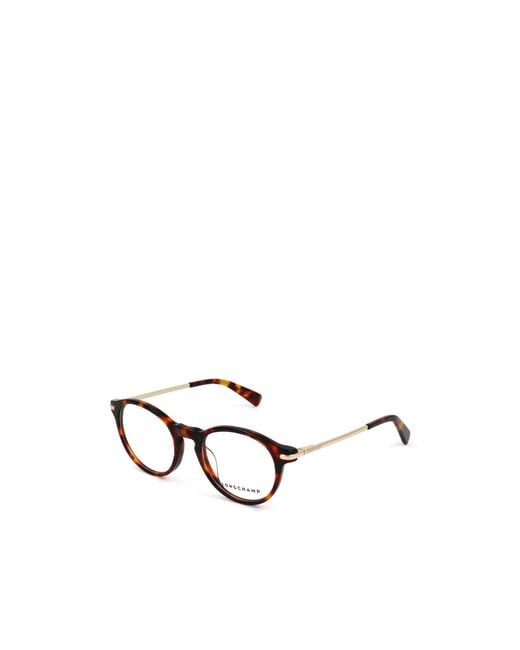 Longchamp White Oval Frame Glasses