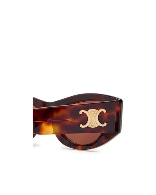 Céline Multicolor Leopard-Print Sunglasses