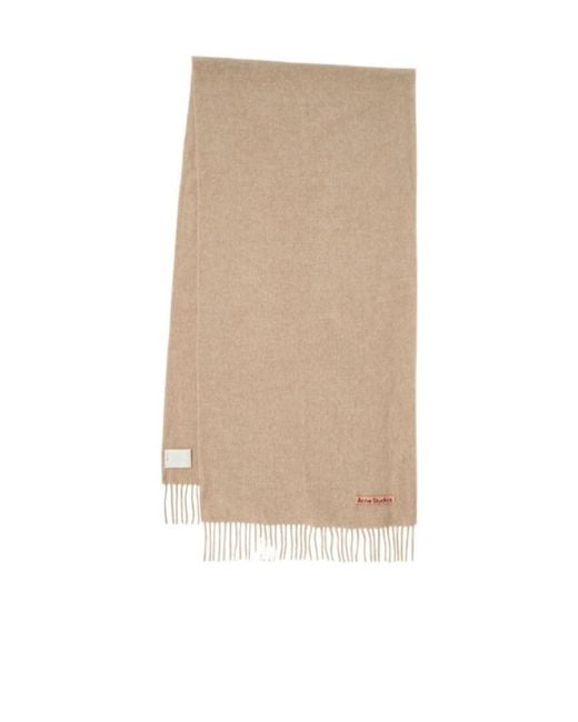 Acne Natural Canada Wool Scarf
