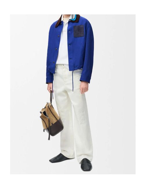 Loewe Blue Long Sleeved Jacket for men