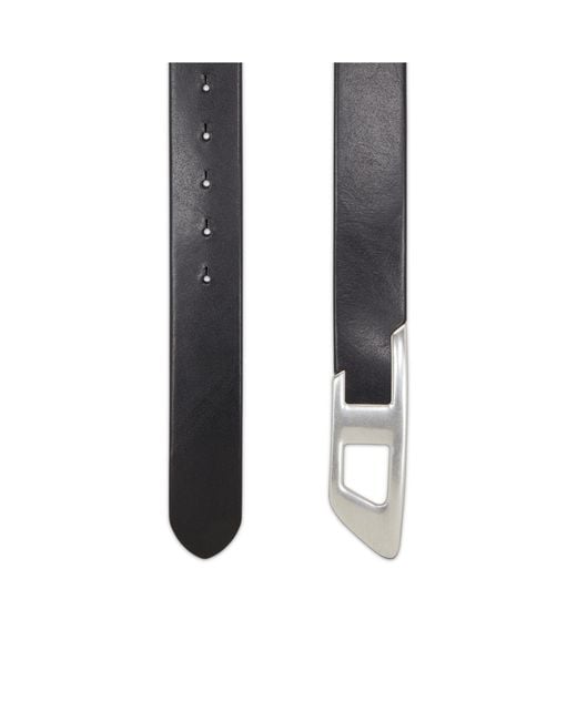 DIESEL White B-D 2.0 Buckled Belt for men