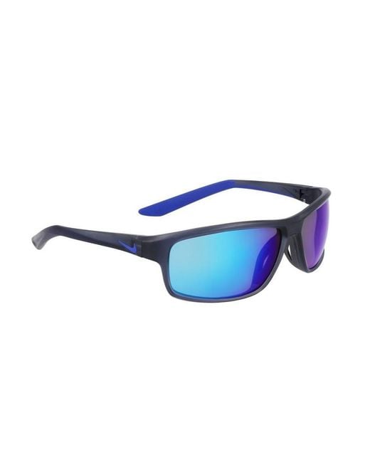 Nike Blue Rabid 22 Rectangle Frame Sunglasses for men