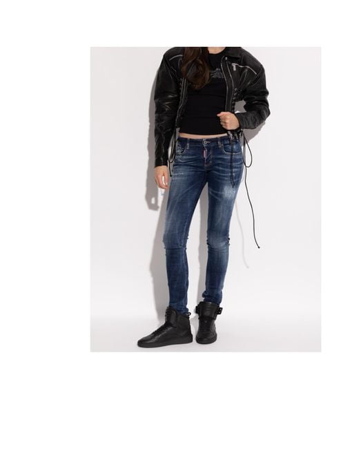 DSquared² Black X Ducati Lace-Up Mid-Top Sneakers for men
