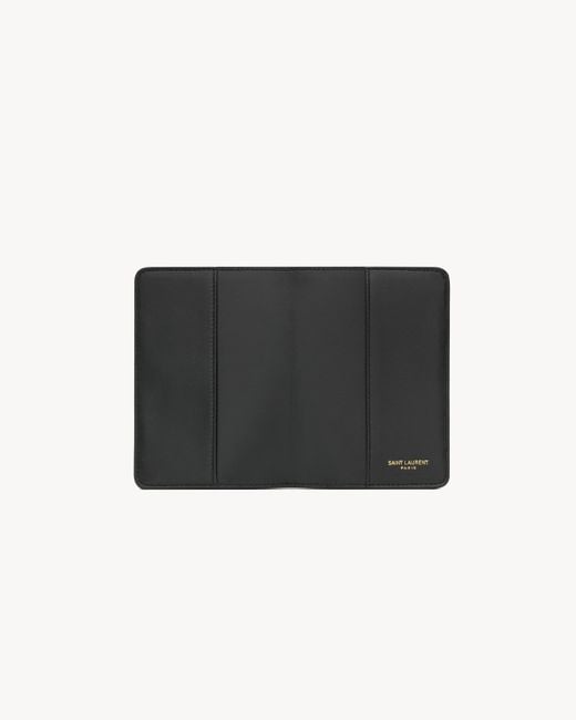 Saint Laurent Black Jamie Passport Case