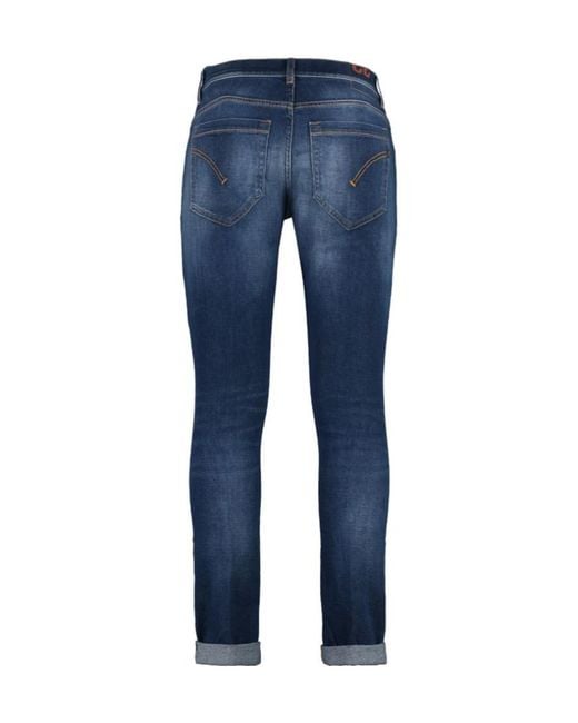 Dondup Blue George 5 Pocket Denim Jeans for men