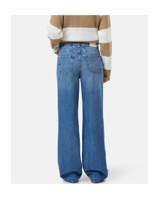 Closed Blue Straight-Leg Jeans