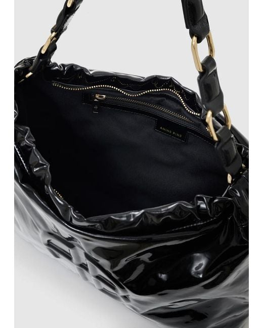 Anine Bing Black Kate Shoulder Bag