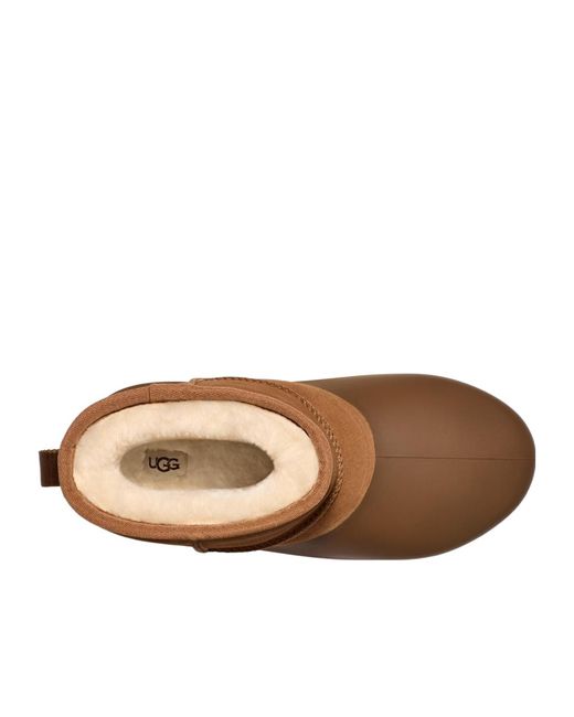 Ugg Brown Classic Mini Pumped Molded Boots