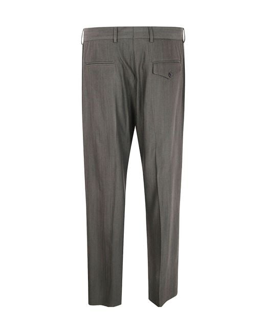 Paul Smith Gray Belt Loop Casual Pants for men