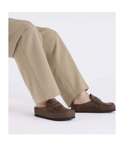 Birkenstock Brown Naples Wrapped Sandals for men