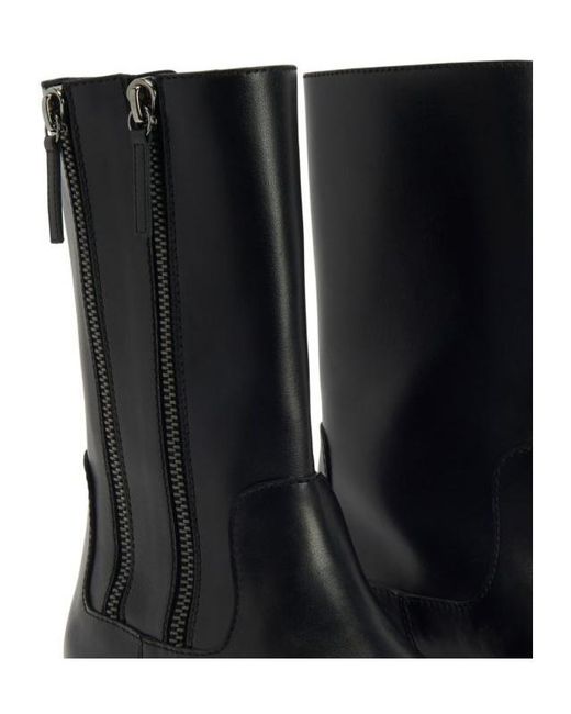 Giuseppe Zanotti Black Foustine Double-Zip Combat Boots