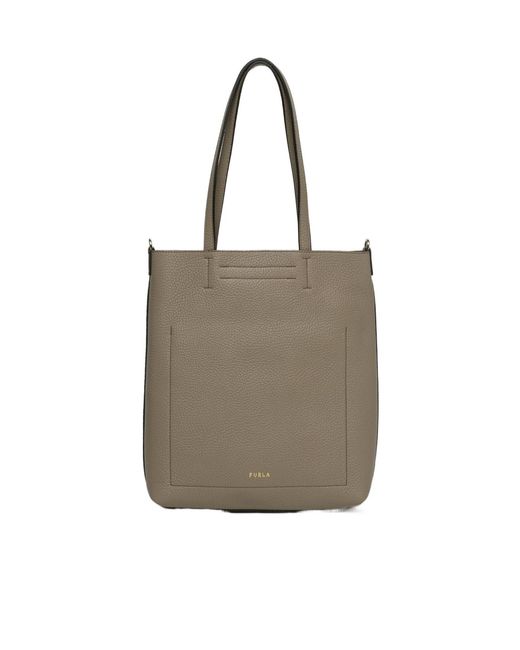 Furla Multicolor Primula Leather Tote Bag