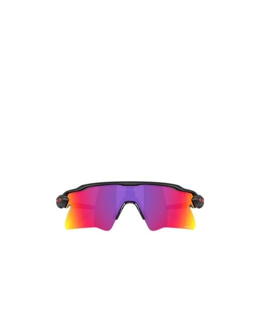 Oakley Purple Semi-Rimless Sunglasses for men