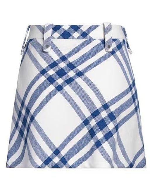 Burberry Blue Mini Skirts