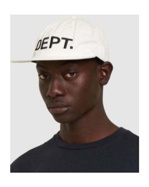 GALLERY DEPT. White Logo Baseball Cap for men