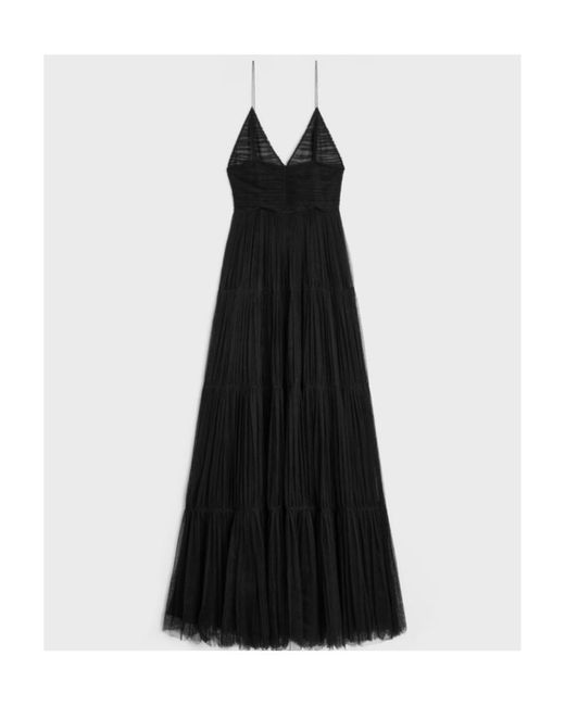 Céline Black Long Dress