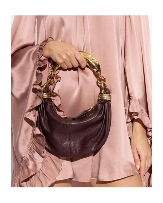 Chloé Brown Chloé Bracelet Mini Handbag