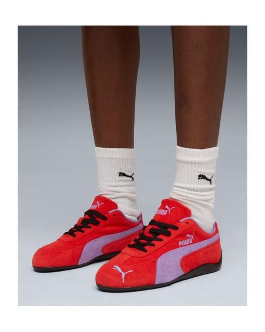 PUMA Red Speedcat Sneakers