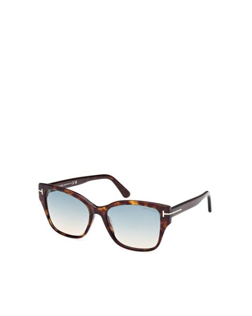 Tom Ford White Eyewear Cat-Eye Sunglasses