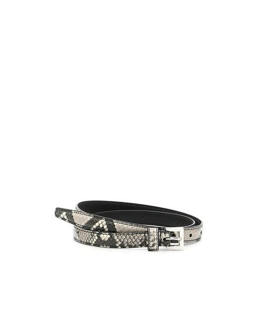 Prada White Ayers Belt