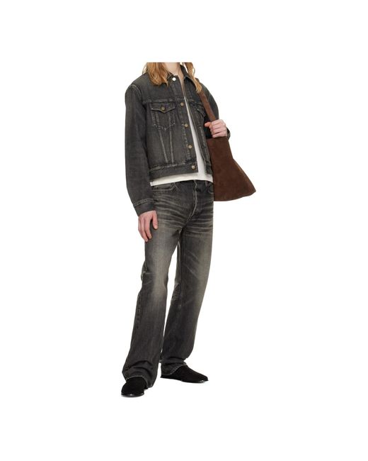 Fear Of God Gray Long Sleeve Denim Jacket for men
