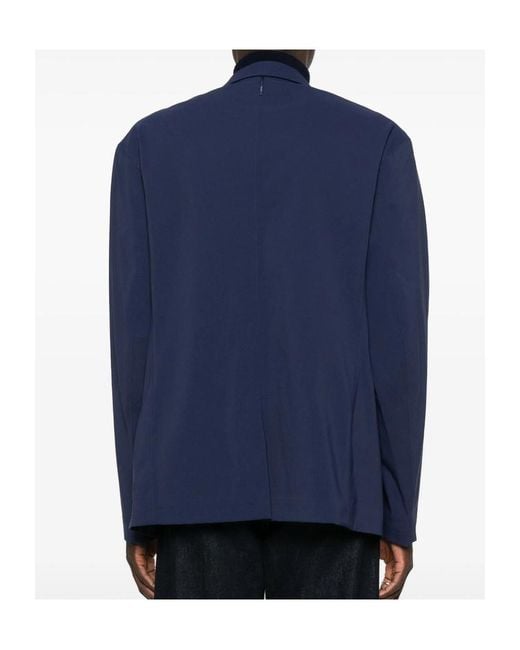 Veilance Blue Single-Breasted Blazer for men
